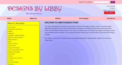 Desktop Screenshot of libbysembroiderydesigns.com